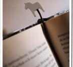 Bookmark Horse - white