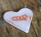 Ceramic heart - Hug