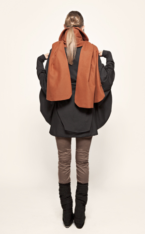 Flame scarf collar