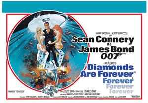 Poster: Diamonds Are Forever (James Bond)