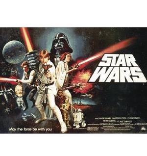 Star Wars (Vykort) - Liggande