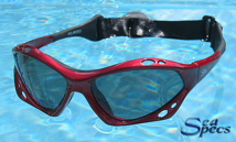 SeaSpecs SunFire Specs Solglasögon, Röd