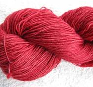 Hand dyed Blue Face Liecester red