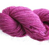 Hand dyed Blue Face Liecester cerise