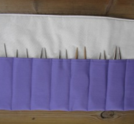 Circular needle case