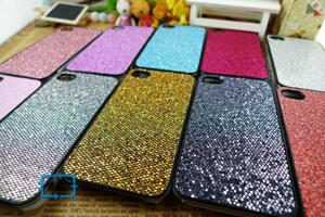 Glitter skal  Iphone 4G s Svart..