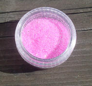 Nagel glitter.