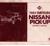 1983 Datsun Nissan Pick-Up Instruktionsbok Owners Manual