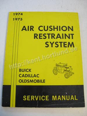 1974-1975  Fisher Air Cushion Restraint System Service Manual