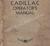 1934 Cadillac 355-370D Operators manual V8 & V12