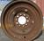 1954 - 1955 Buick Fälg 15x6" nitad fälgbana