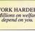 Work Harder kylskåpsmagnet