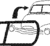 1954 - 1955 Dodge Trucks Gummilist framruta