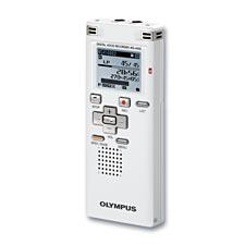 WS-450S Vit, 1GB Fickminne, USB-minne WMA-format inkl batteri & Stereohörlurar