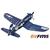 F4U 800 Mini PNP FMS Blå