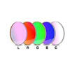Baader LRGBC CCD filter set, 36mm unmounted
