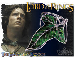 Elven leaf brooch