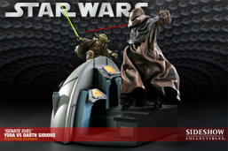 Senate Duel: Yoda vs. Darth Sidious Diorama