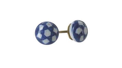 Doorknobs 4-pack  - Amparo Blue / Whisper White