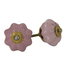 Doorknobs 4-pack  - Mauve Chalk