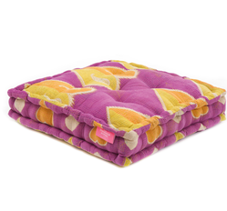 Floor Cushion - Hyacinth Violet / Mimosa