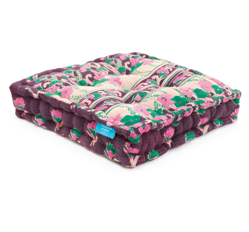 Floor Cushion - Blue Bird / Grape Jam