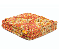 Floor Cushion - Faded Rose / Ochre