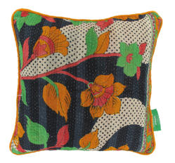 Vintage pillow - Vermillion Orange