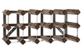 Traditional Wine Rack Trend 15 bottles kit Weathered oak