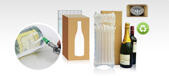 Protective Packaging for 1 wine bottle