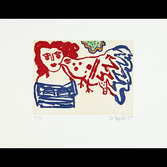Femme et oiseau