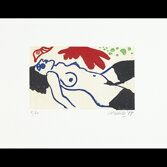 Portrait de femme avec oiseau