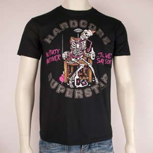 HARDCORE SUPERSTAR - T-SHIRT, PARTY SKELETON