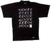 T-shirt "Handalfabet", vuxen, svart