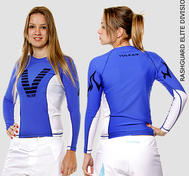 Rashguard Långärmade Blå