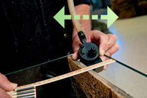 Measure the width of the circulation pump.