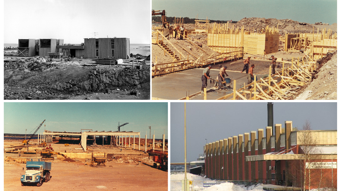 Fabrik in Oskarshamn â Eröffnung 1970