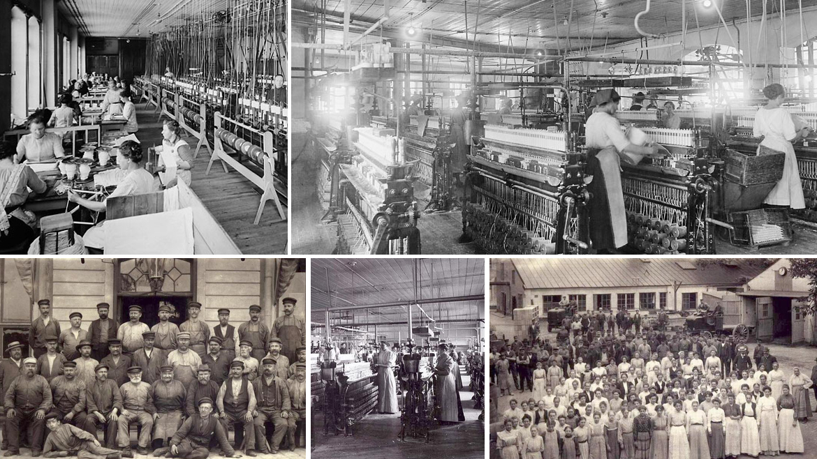 Produktion um 1900, Belegschaft