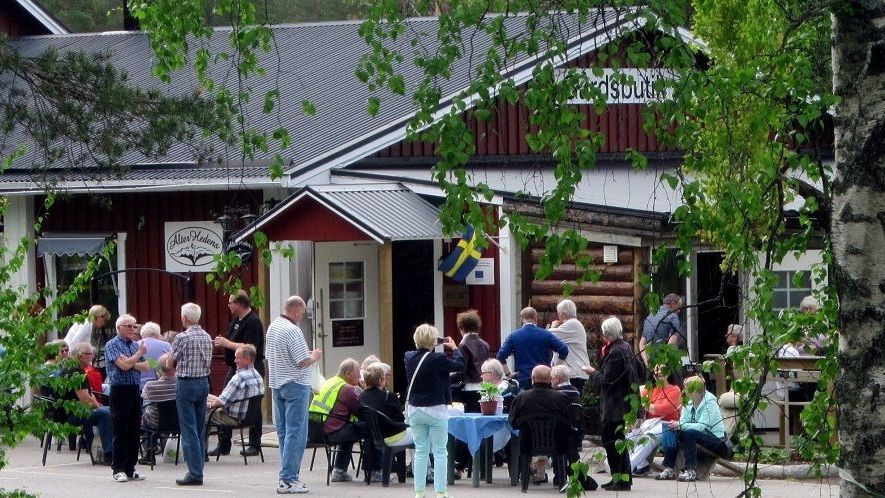 Farmshop and Rhubarb in Piteå, Sweden