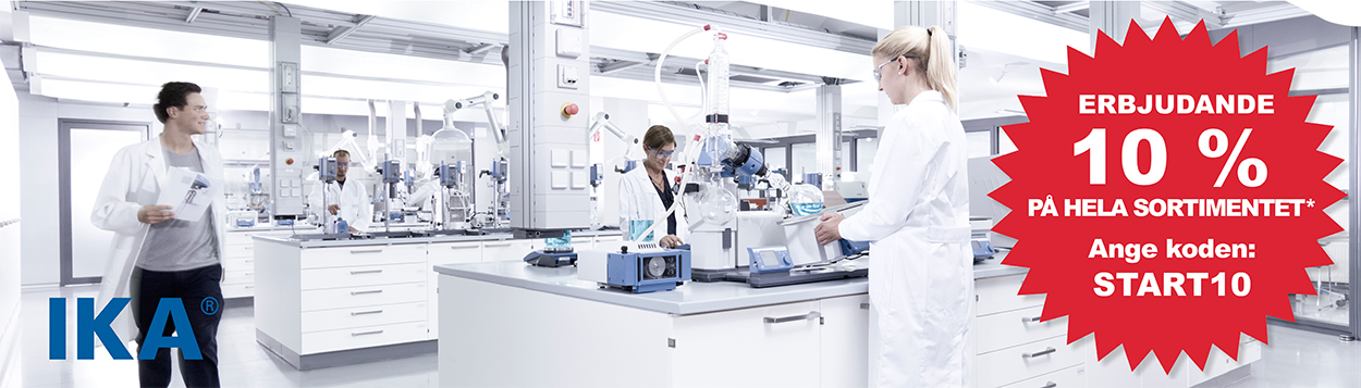 Erbjudande ny webshop med laboratorieprodukter