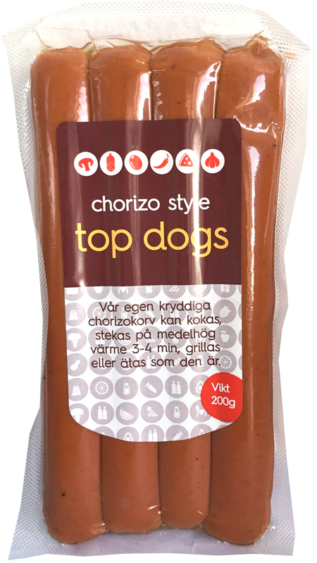 Goodstores top dogs vegokorv chorizo