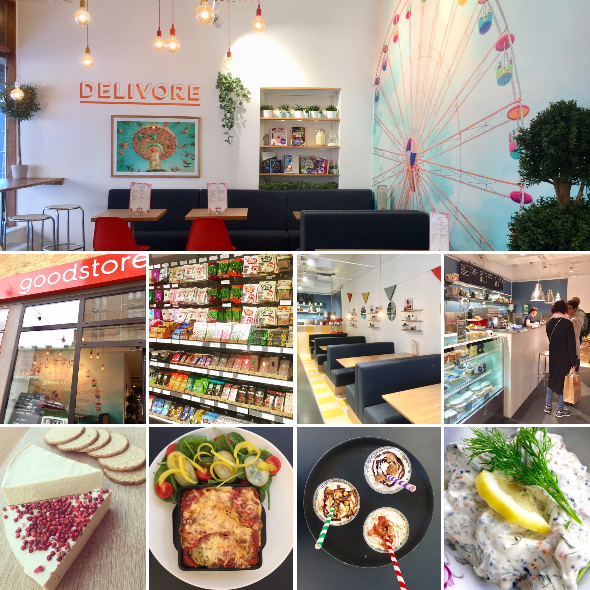 Goodstore och café Delivore i Stockholm