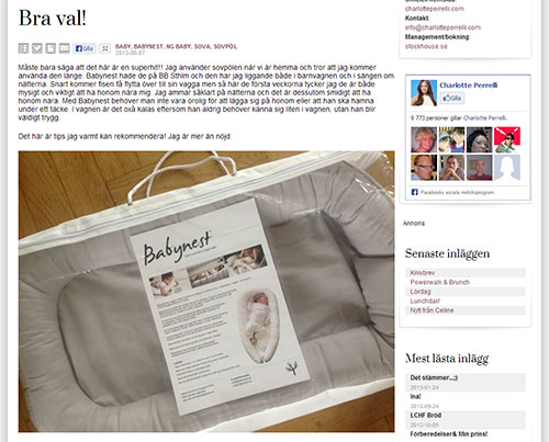 Babynest - Charlotte Perrelli