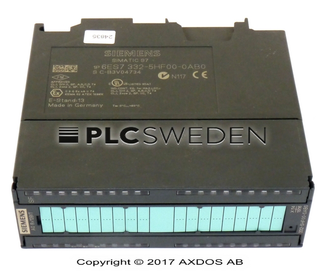 13 SIEMENS 6es7 332-5hf00-0ab0 E-Stand