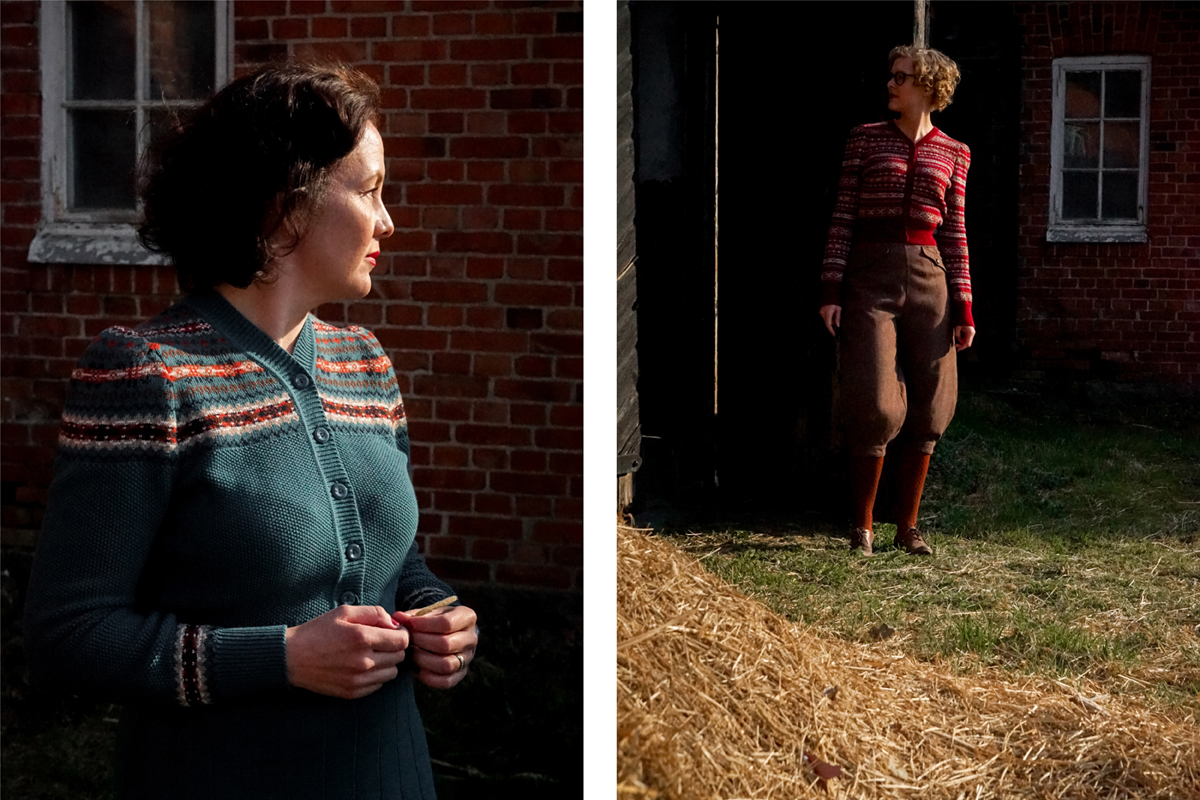 emmy design autumnclothing autumnlove fallfashioninspo autumnclothes vintageautumn fairisleknit fairislecardigan woolcardigan scottish fair isle cardigan sweater knit knitwear classic traditional fair isle