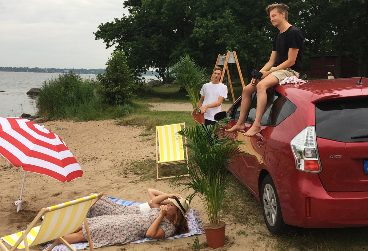 15. emmy design behind the scenes behindthescenes photo shoot beach fake riviera Karlskrona Saltö Photographer fotograf Anton Olin