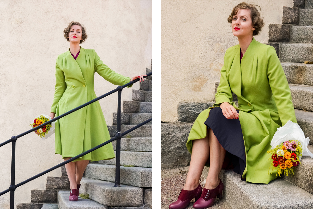  1930s 1940s fashion french bistro Paris Parisian chic art deco skirt wool knitwear cardigan Breton stripes sweater ladies girls plus size toy poodle dress  1930s 1940s fashion french Paris Parisian chic art deco 1950s coat spring chartreuse green wool classic femme fatale vogue