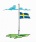 Flagga på Halvstång