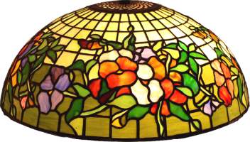 Tiffanylampa Pansy