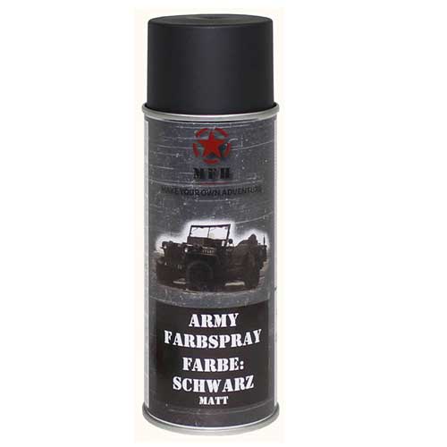 Camo Spraycolor MFH Black matt 400 ml in the group Tactical Gear / Camouflage at Wizeguy Sweden AB (max-paint-001)
